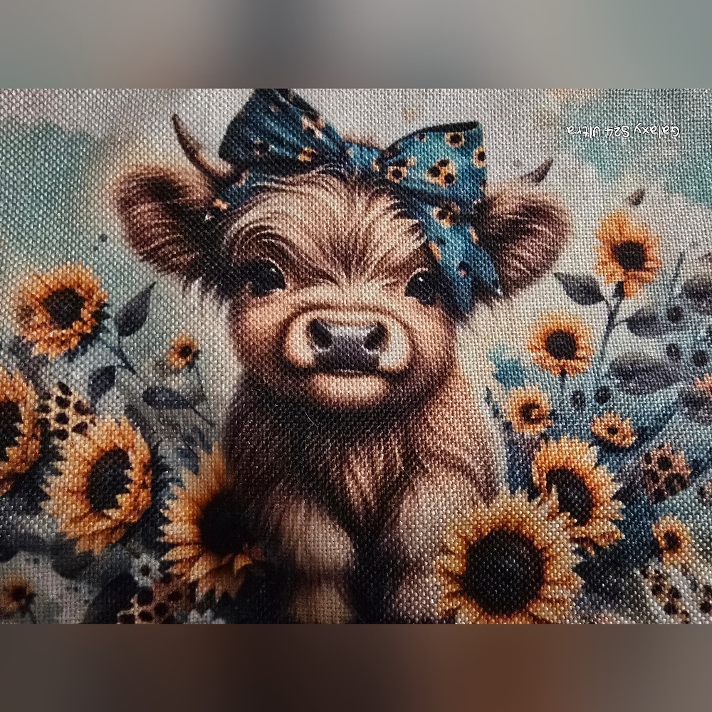 Adorable Cow Cosmetics Makeup/ Every Day Pouch New - Picture 7 of 9